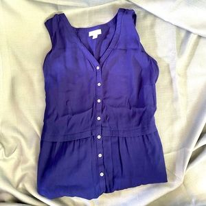 J. Jill Button up Tank Tunic